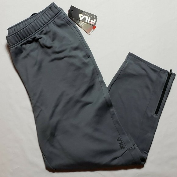 Fila Sport Joggers Pants Men's Gray 2XB New - Picture 9 of 16